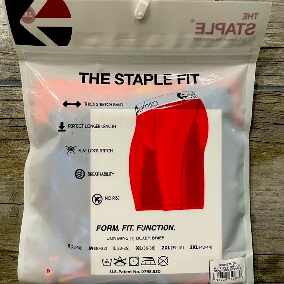 Ethika Men's Underwear Boxer Brief The Staple Fit (Size 2XL) - Picture 3 of 4